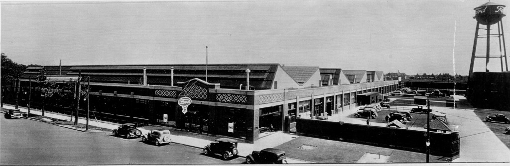 The Ford of Canada main assembly plant became Shopper's World mall after the company moved operations to Oakville. The loss of jobs and the shift of stores from the street were "a double whammy" for the neighbourhood.